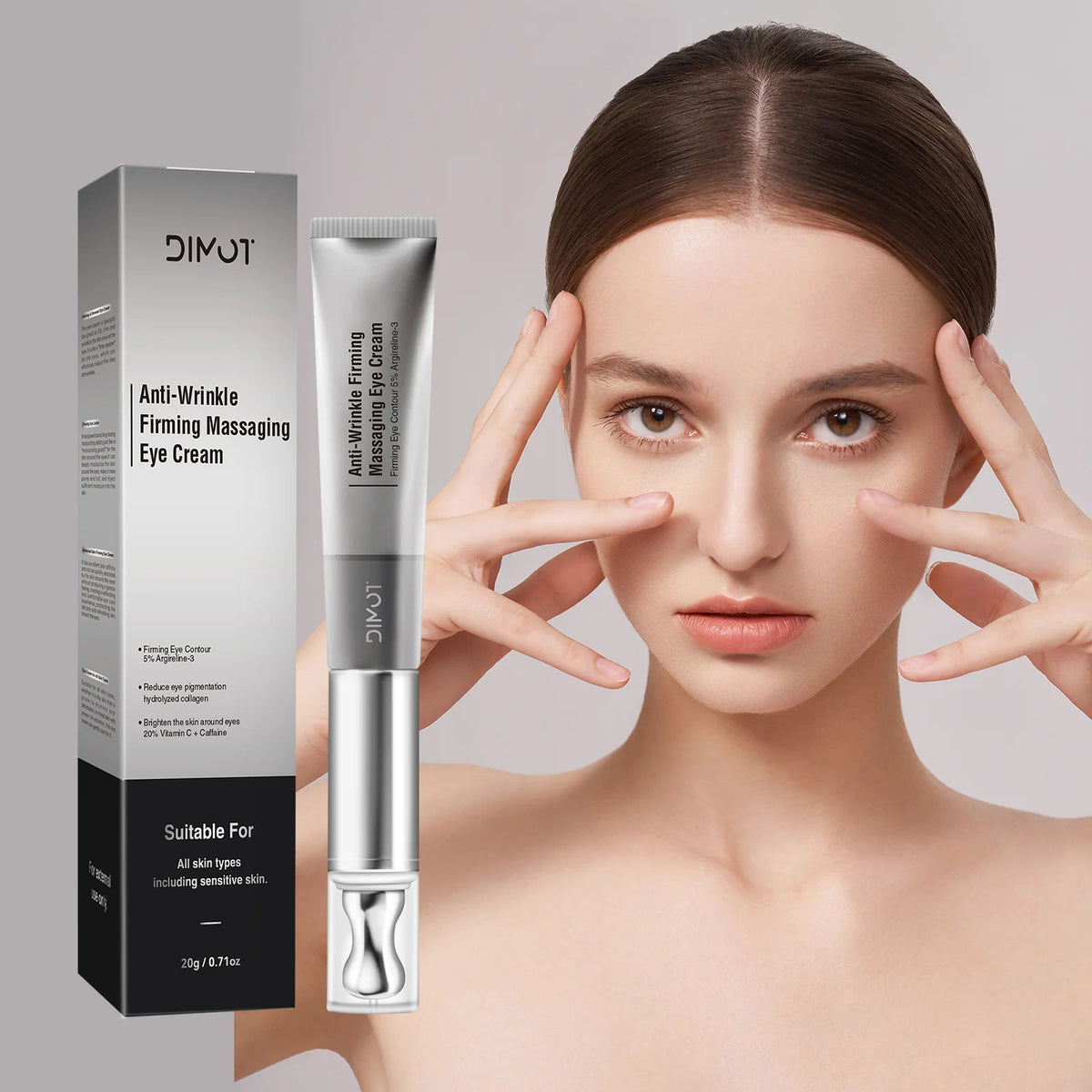 Electric massage eye cream anti-aging dark circle treatment tool