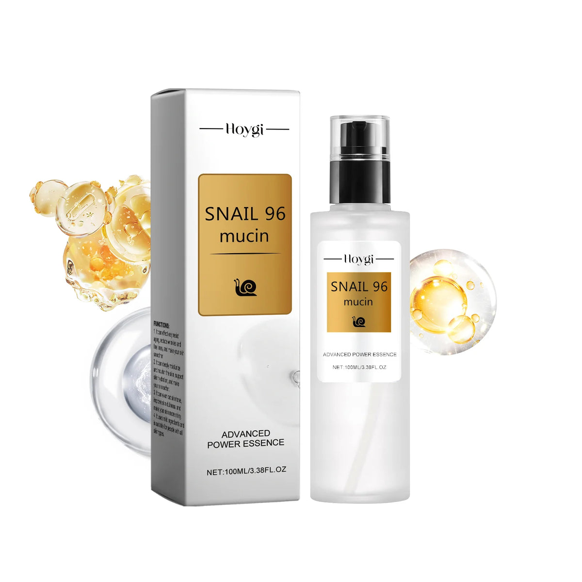 Snail mucin 96% face serum hydrating anti-aging Korean skincare