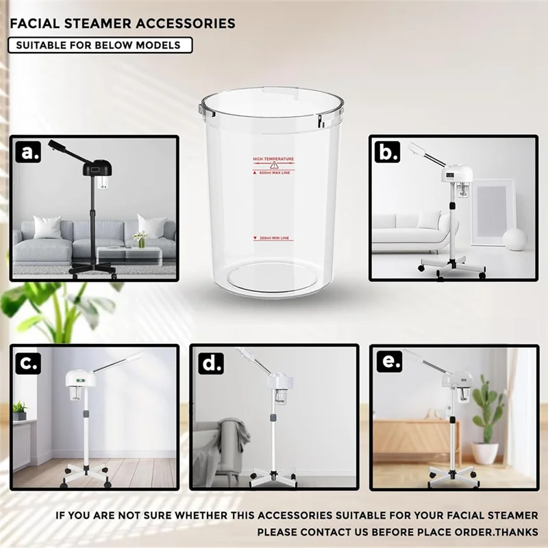Replacement water jar for A38T facial steamer humidifier