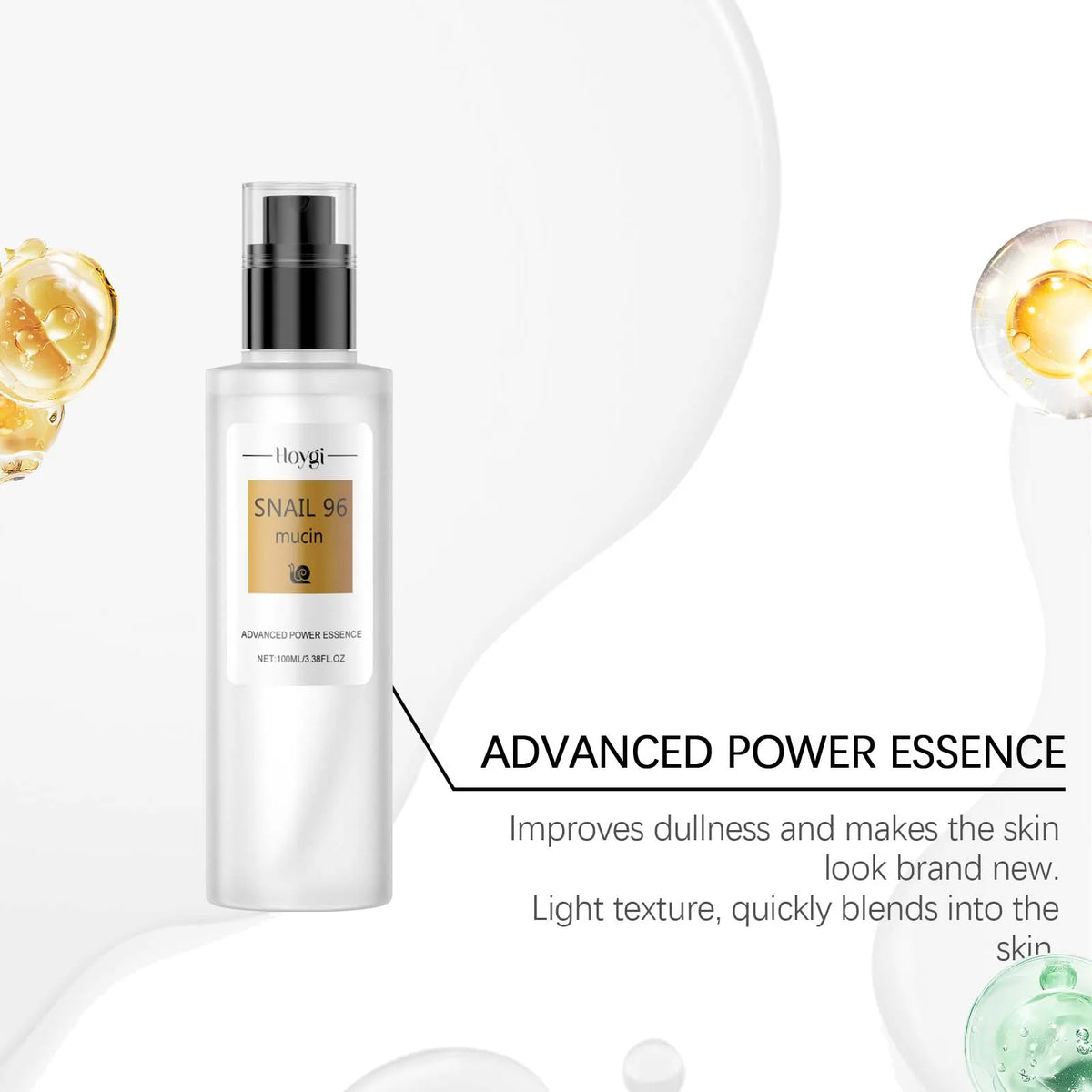 Snail mucin 96% face serum hydrating anti-aging Korean skincare