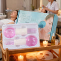 Ice globes facial massager set for puffiness and skin contouring