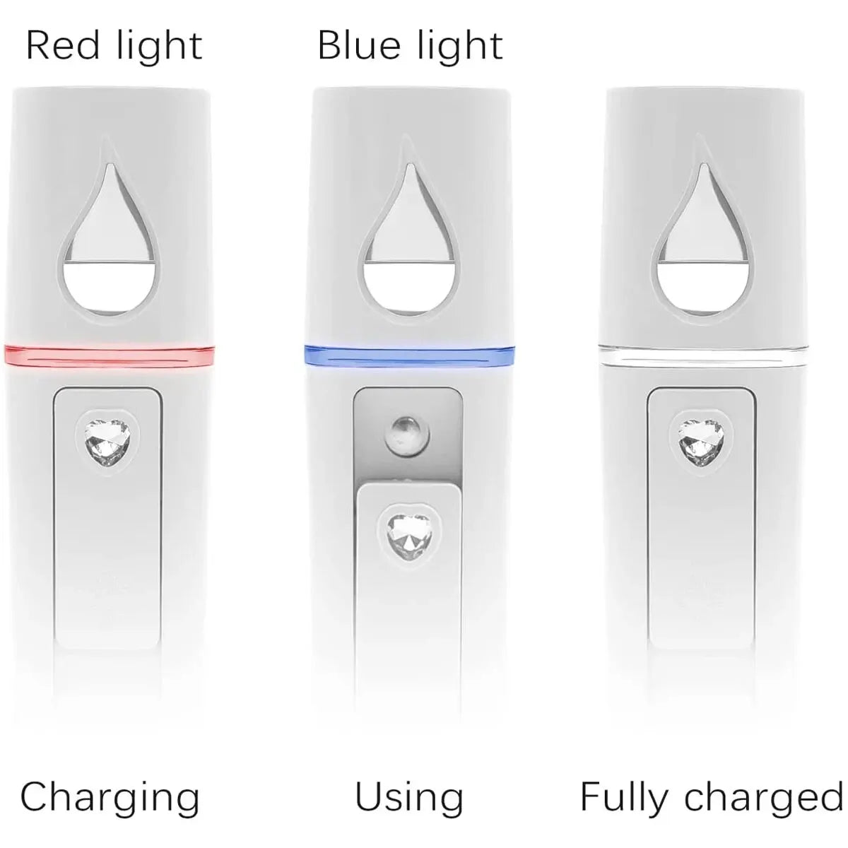 Mini face steamer air humidifier nano mist spray skin care device