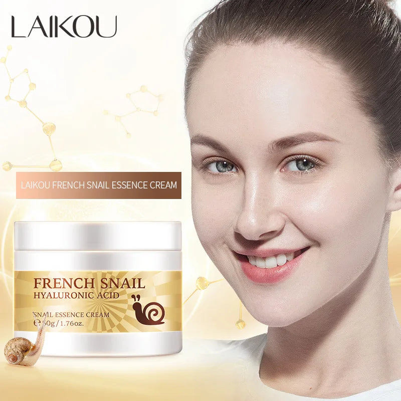LAIKOU snail mucin face cream moisturizing anti-aging skin repair