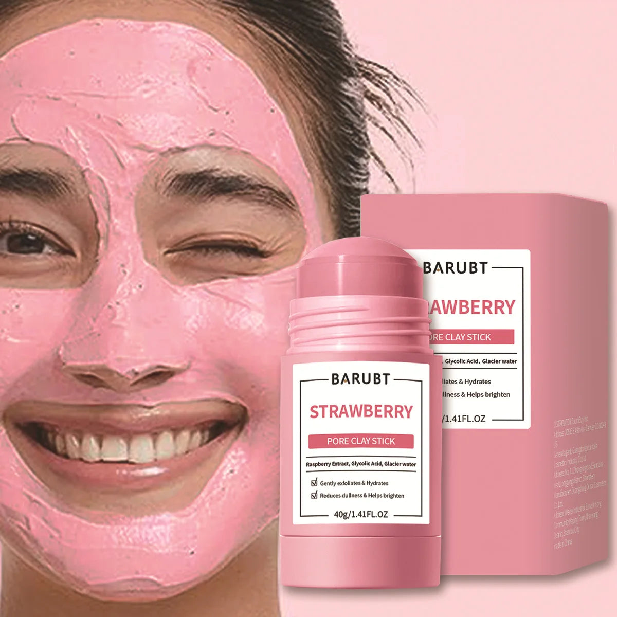 Mugwort solid face mask blackhead acne removal deep cleansing