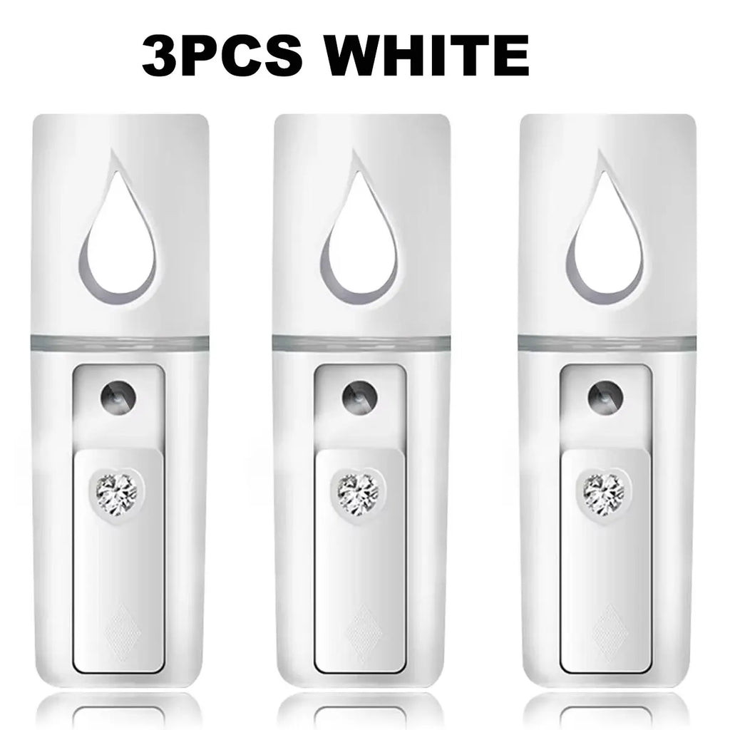 Mini face steamer air humidifier nano mist spray skin care device