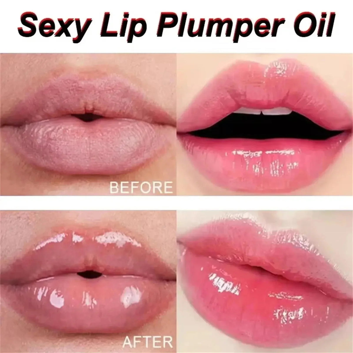 Lip plumping essential oil clear gloss hydrating volume treatment