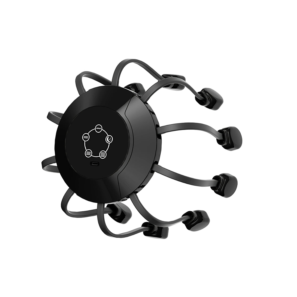 Electric octopus head massager scalp stimulator stress relief tool