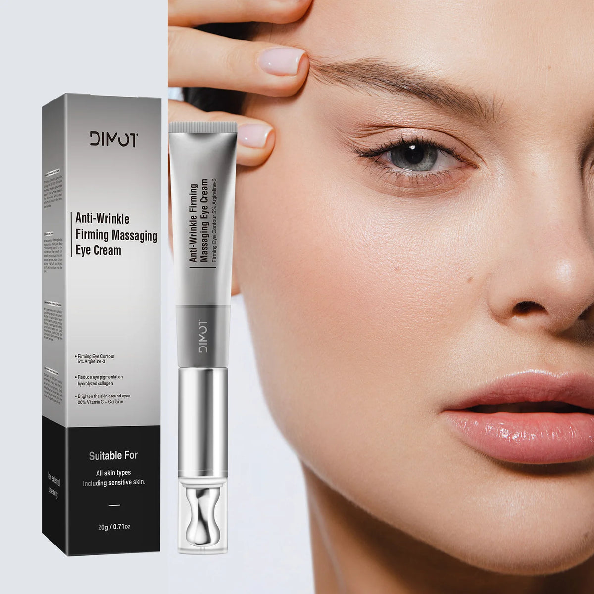 Electric massage eye cream anti-aging dark circle treatment tool
