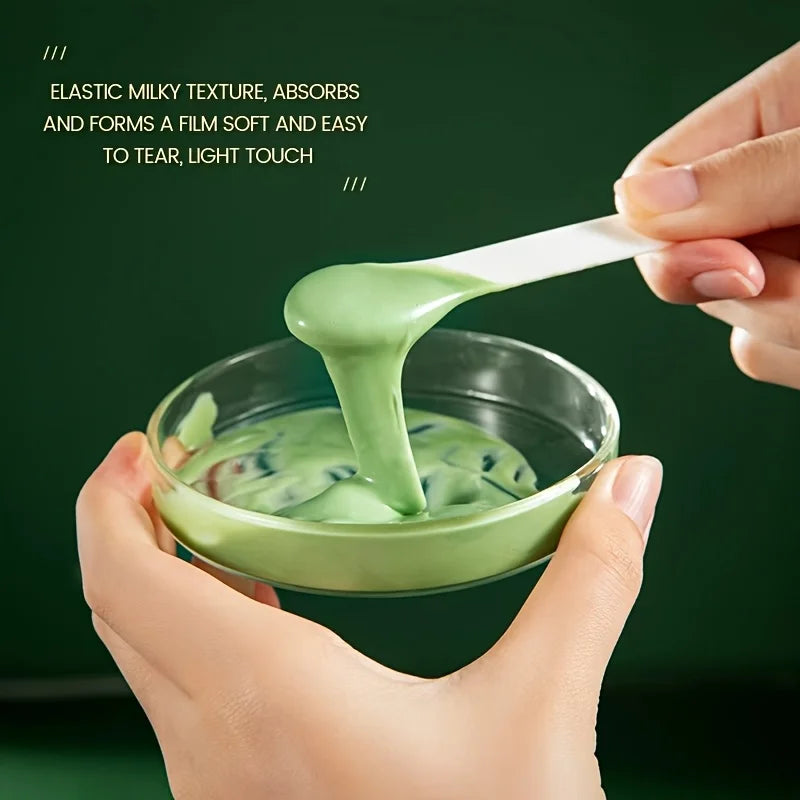 Green tea peeling facial mask 10 piece anti-aging brightening set