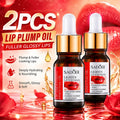 Lip plumping oil hydrating tinted lip gloss fuller lips treatment