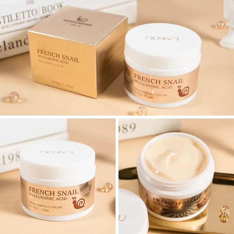 LAIKOU snail mucin face cream moisturizing anti-aging skin repair