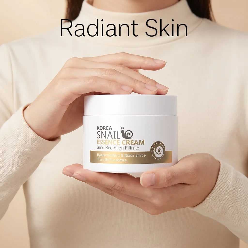 Snail essence cream with niacinamide brightening moisturizer