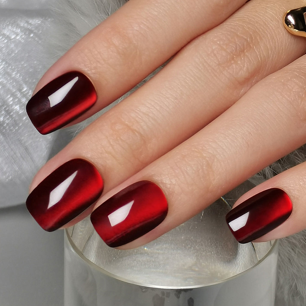 Removable Cat Eye False Nails