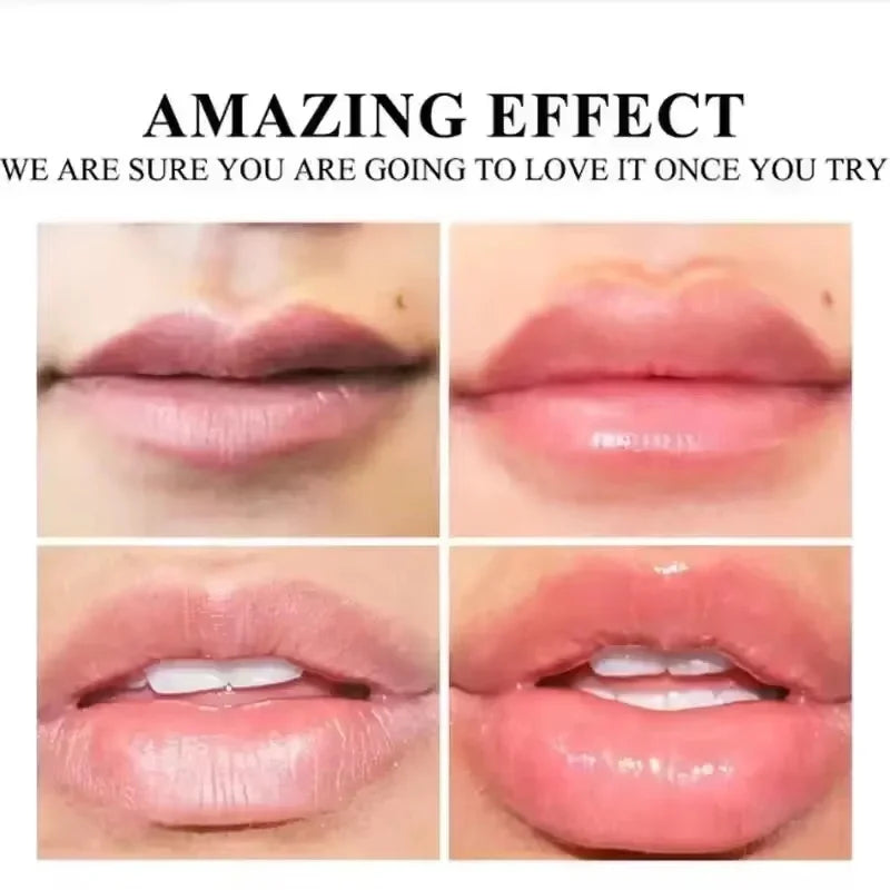 Lip plumping essential oil clear gloss hydrating volume treatment
