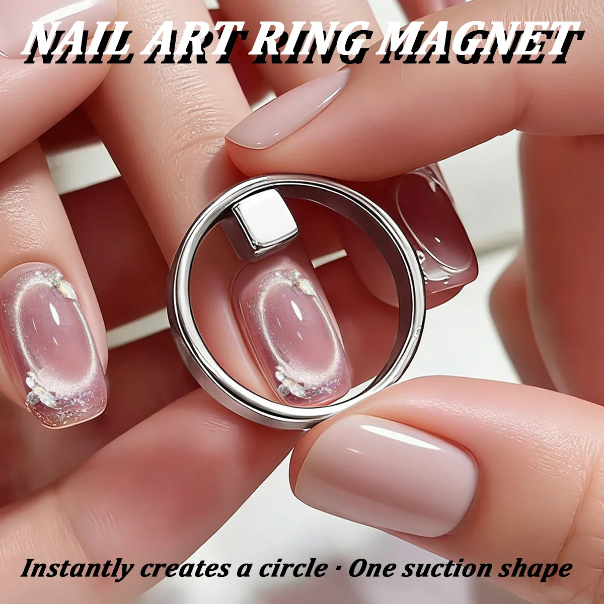 Cat eye nail magnet set 15 piece magnetic gel nail art tool