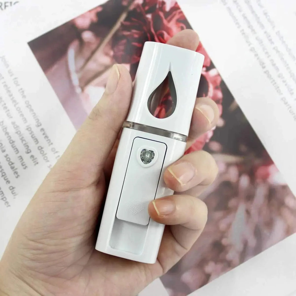 Mini face steamer air humidifier nano mist spray skin care device