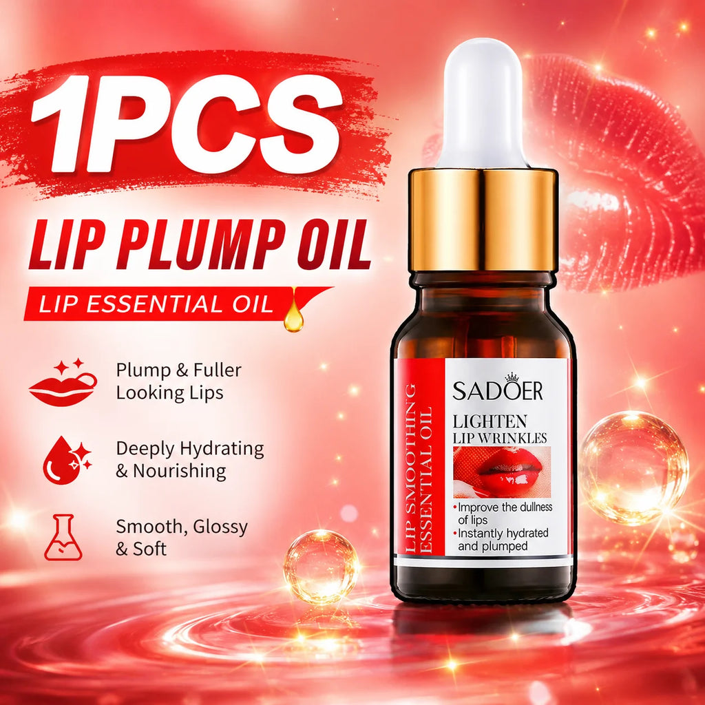 Lip plumping oil hydrating tinted lip gloss fuller lips treatment