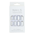 Silver Electroplated Short Wearable Fake Nails