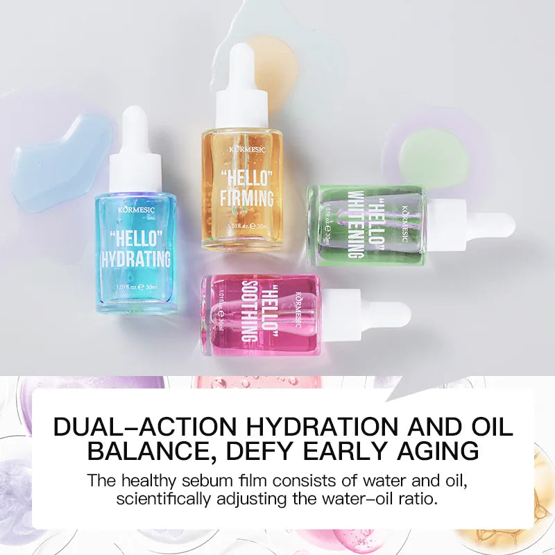 Hyaluronic acid face essential oil anti-wrinkle hydrating serum
