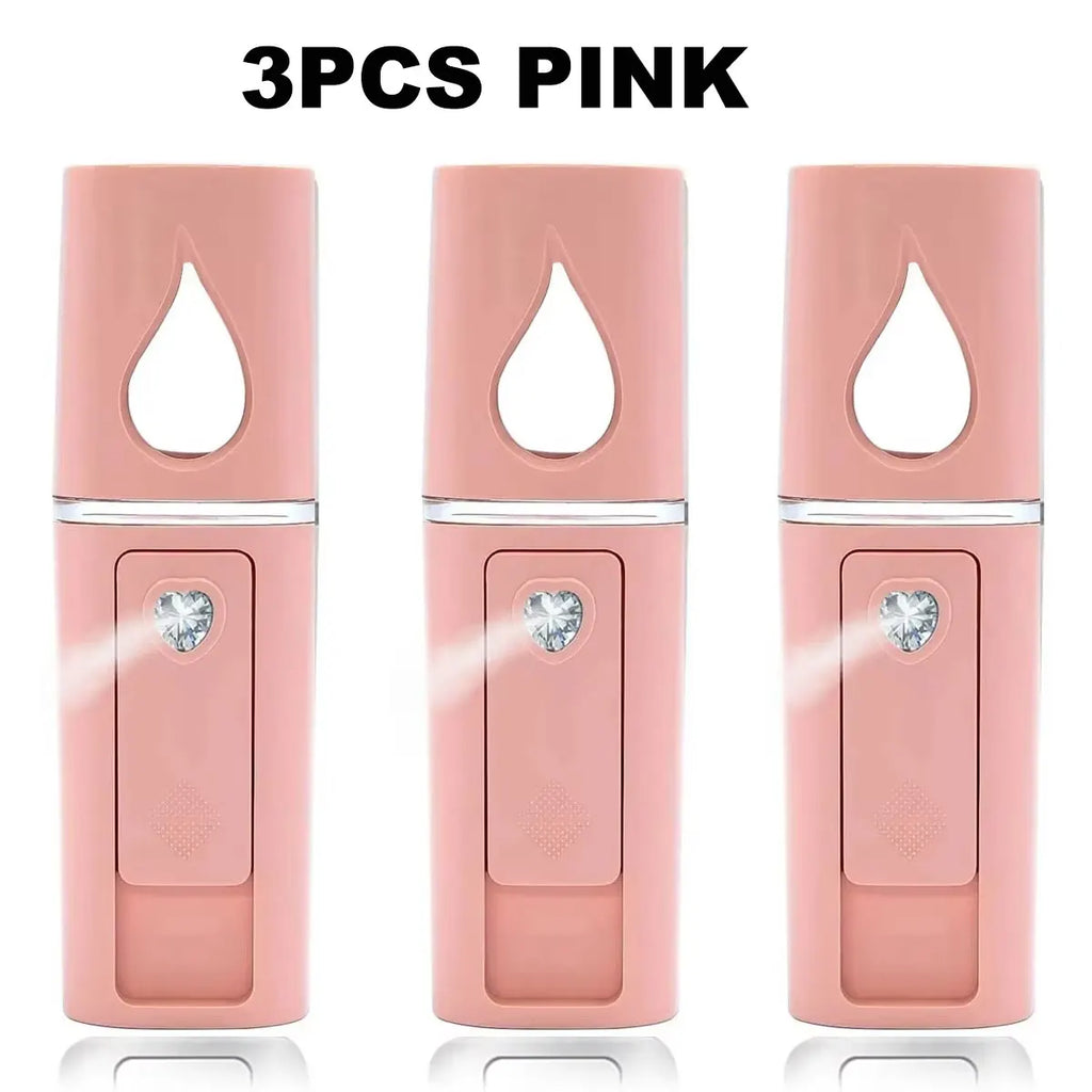 Mini face steamer air humidifier nano mist spray skin care device